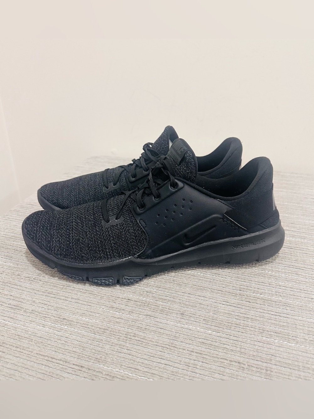 Nike Flex Control TR3 Triple Black Mens Shoes Training Running Size 12,5